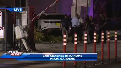 Car crashes into home in Miami Gardens