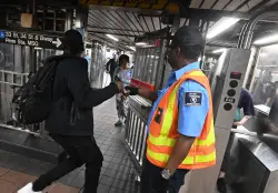 $100-an-hour subway guards are holding doors open for fare beaters, sleeping on the job