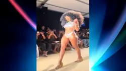 Megan Thee Stallion brings the heat to Miami Swim Week runway