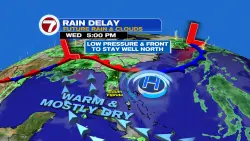 Warm and Dry Weather Pattern Rest of Week